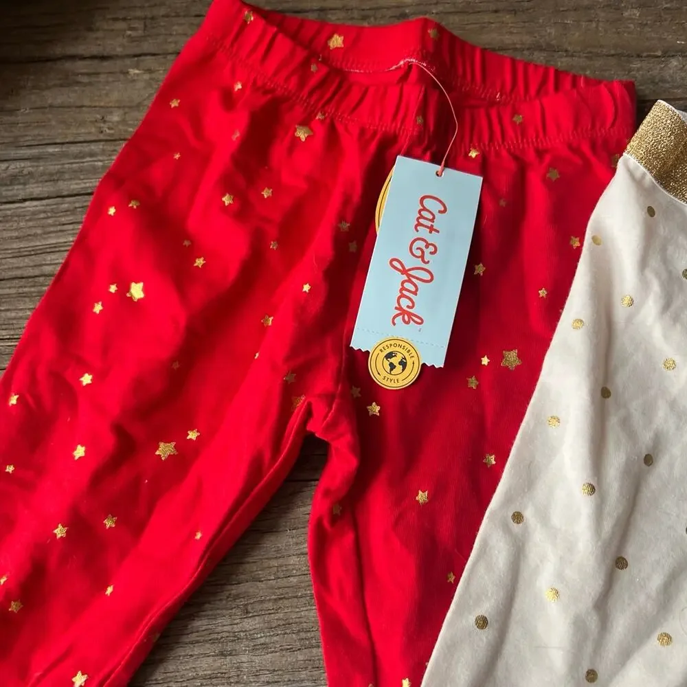 Cat & Jack‎ girls 4-5 legging bundle